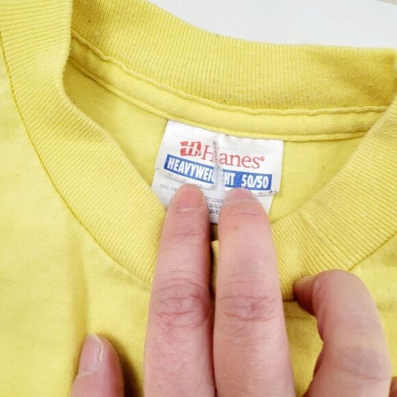 3/$20 Vintage Hanes Yello Las Vegas Top Tee T-shirt Size: Youth M - Picture 4 of 5